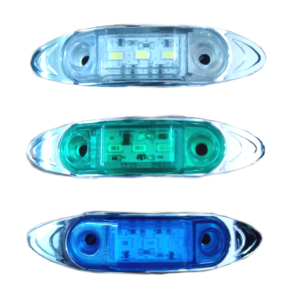 FARITO LED LATERAL CON BASE CROMADA PARA EMPERNAR 12-24 VOLTIOS