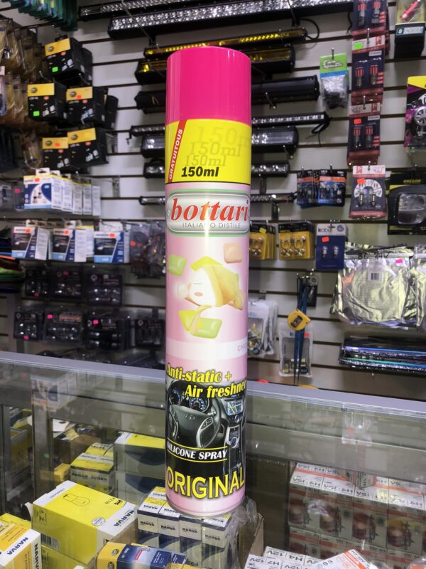 SILICONA DE TABLERO BOTTARI ORIGEN ITALIANO EN SPRAY 750ML EXTRA FRAGANCIA Y LARGA DURACIÓN
