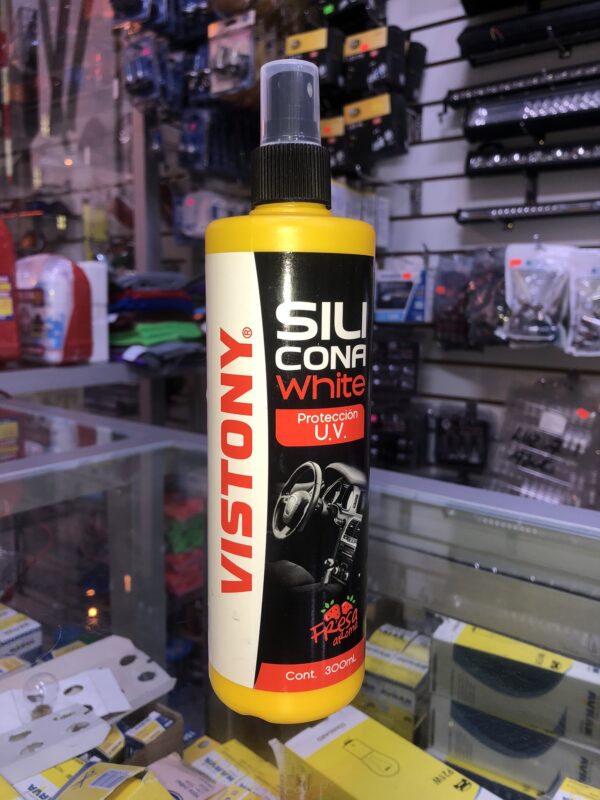 SILICONA PARA TABLERO MARCA VISTONY 300ML AROMA FRESA LARGA DURACIÓN