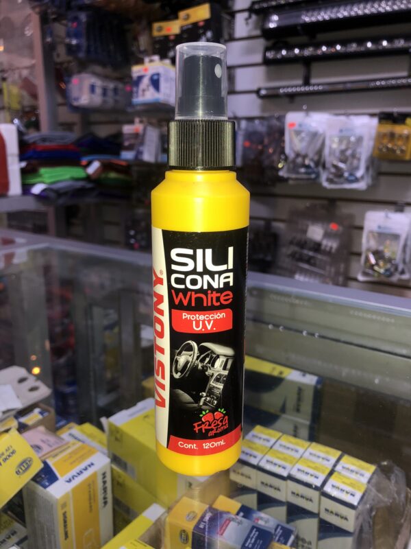 SILICONA PARA TABLERO MARCA VISTONY 120ML AROMA FRESA LARGA DURACIÓN