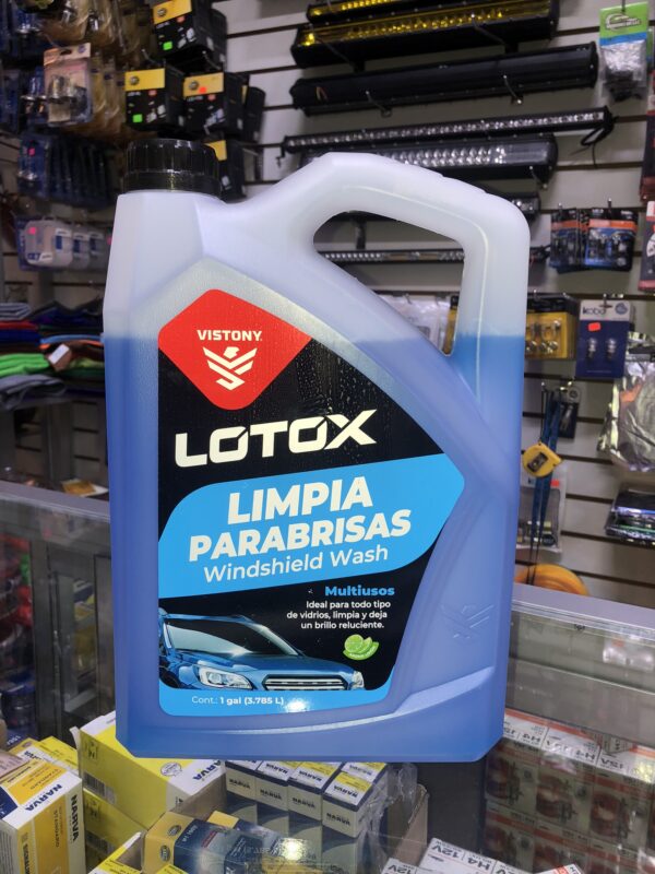 LÍQUIDO LIMPIA PARABRISAS MULTIUSOS FÓRMULA RELUCIENTE MARCA VISTONY EN GALÓN 3.785L