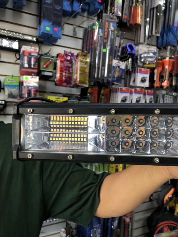 BARRA DE LED 12-24V 2 COLORES BLANCO Y ÁMBAR CON 3 FUNCIONES 50CM