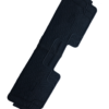 TAPIZ DE PISO DE JEBE PVC DE 3 PIEZAS PARA AUTO O CAMIONETA COLOR NEGRO