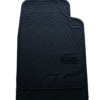 TAPIZ DE PISO DE JEBE PVC DE 3 PIEZAS PARA AUTO O CAMIONETA COLOR NEGRO