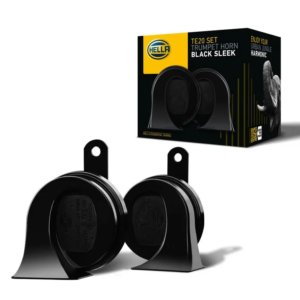 CLAXON CARACOL MARCA HELLA 24V 110DB COLOR NEGRO