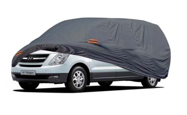 COBERTOR DE MINIVAN DE LINO IMPERMEABLE Y ALGODÓN AFELPADO POR DENTRO (resistente al agua, sol, polvo entre otros)