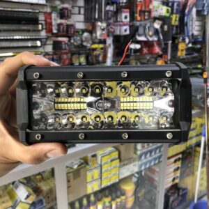 BARRA DE LED MULTIVOLTAJE 12-36V COLOR BLANCO 120W DE 16CM LARGO (resistente a impactos, corrosión, agua y lodo)